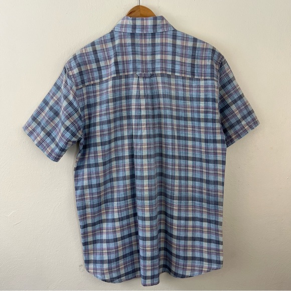 Pendleton Oceanside Plaid Short Sleeve Buttoned Down Collared Shirt - Picture 7 of 9